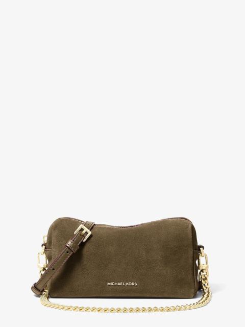 MICHAEL KORS Bryant Small Suede Convertible Crossbody Bag