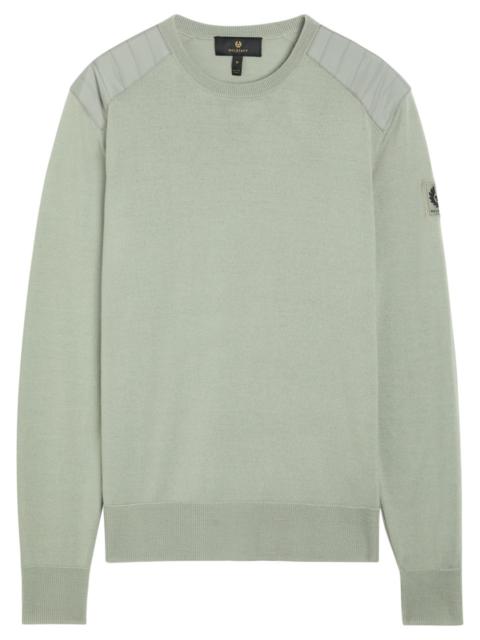 Belstaff Belstaff Kerrigan Panelled Shoulders Wool-blend Jumper