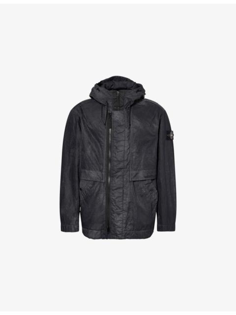 Stone Island Reflective Zip-Through Nylon Parka
