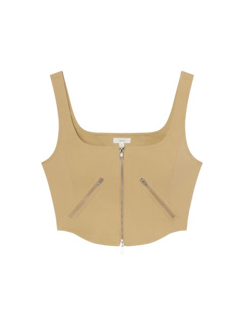 A.L.C. Dea Utility Zip Crop Tank