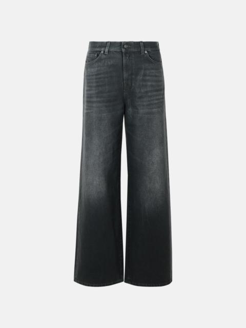 7 For All Mankind 'LIQUORICE' BLACK DENIM JEANS