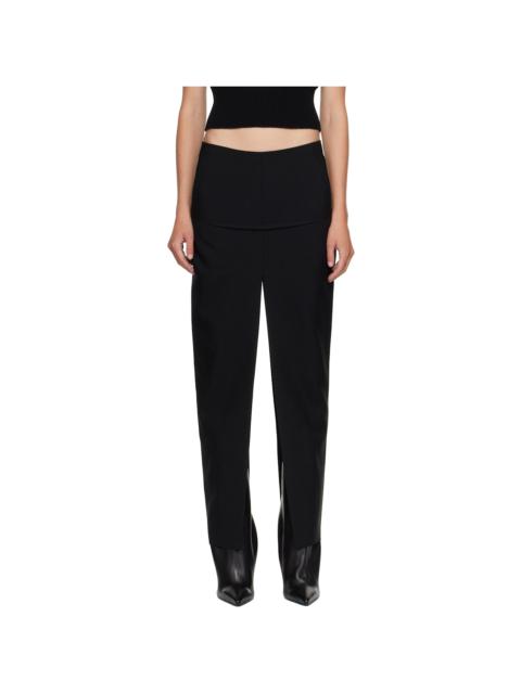 Rick Owens Black Tower Sliced Maxi Skirt