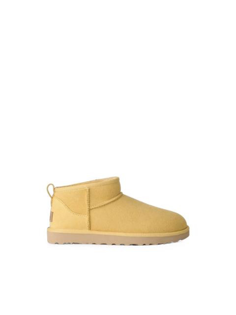 UGG Classic Ultra Mini suede slip-on boots