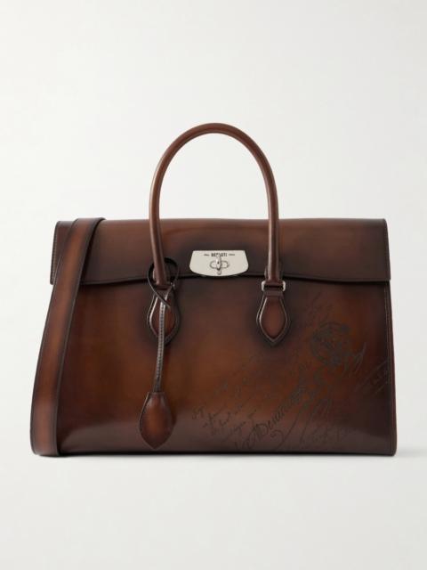 Berluti E'Mio Venezia Leather Briefcase