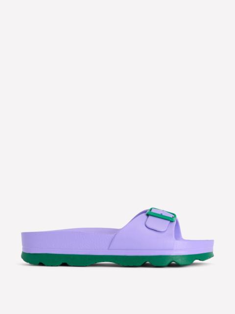 BODEN Lyla Single Buckle Sliders-Lilac/Green
