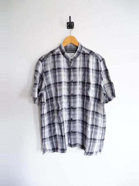 Other Designers Issey Miyake Men Linen Mandarin Collar Shirt