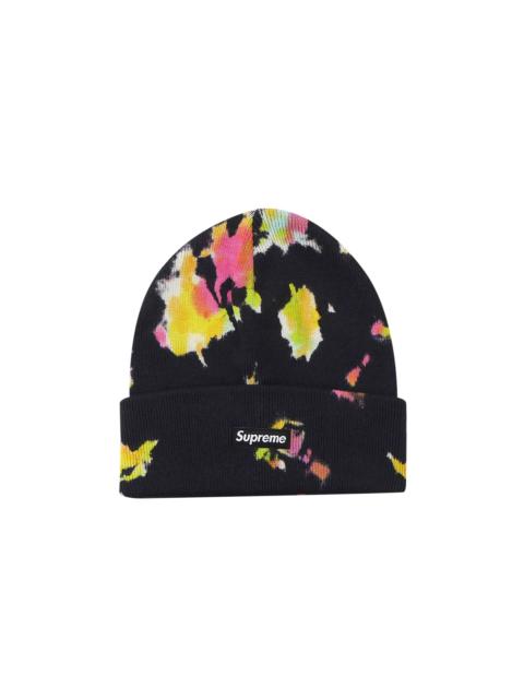 Supreme Splatter Dyed Beanie 'Black'