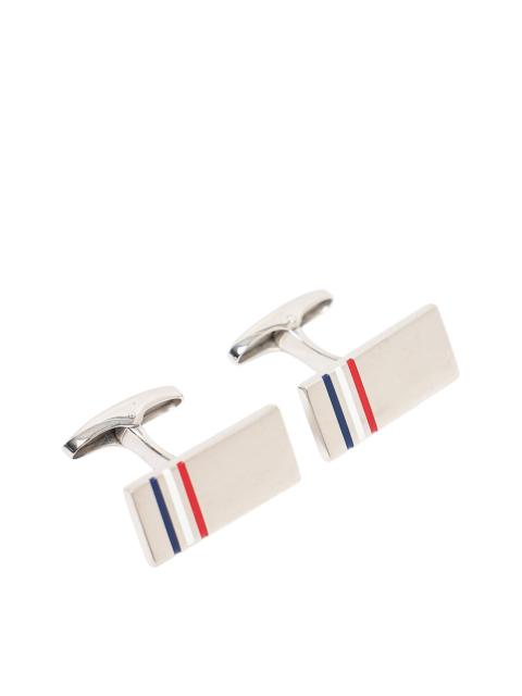 Thom Browne Red White Blue Enamel Cufflinks