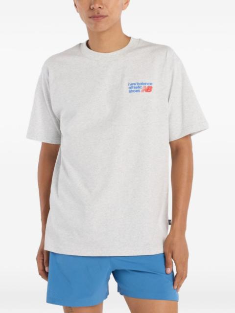 New Balance logo-embroidered T-shirt