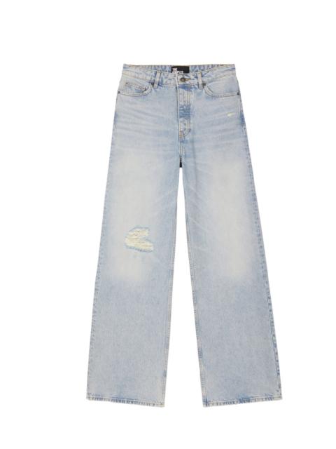 The Kooples LIGHT BLUE WIDE-LEG JEANS