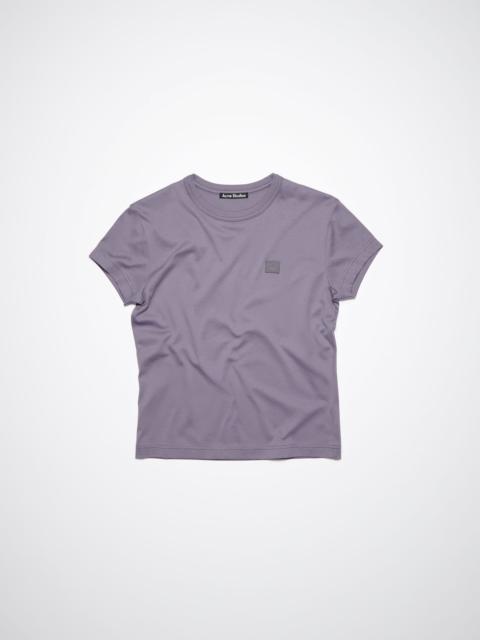 Acne Studios Crew neck t-shirt- Fitted fit - Faded purple