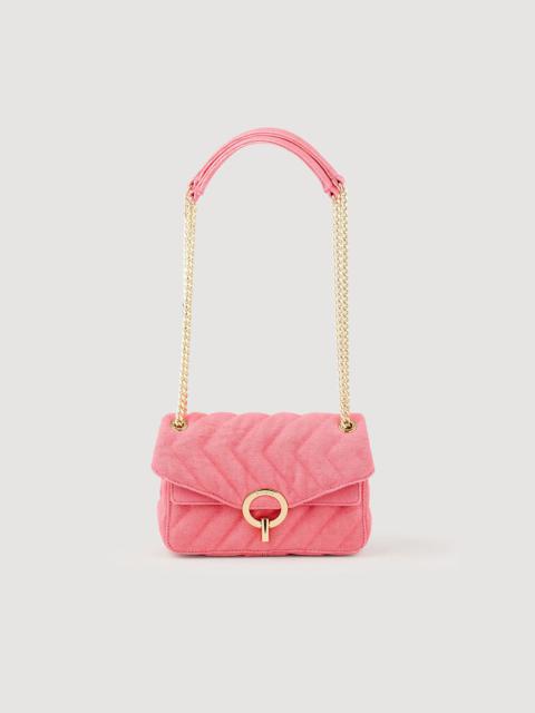 Sandro Quilted nylon Yza bag