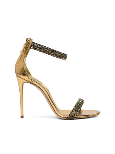 CASADEI 100mm crystal-embellished stiletto sandals