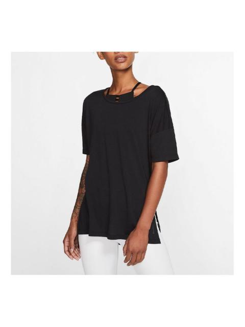 Nike (WMNS) Nike AS W NK Dry LAYER SS Top Black CJ9327-010