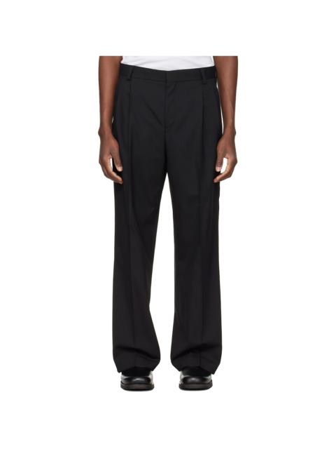 HUGO Black Modern-Fit Stretch Ripstop Trousers