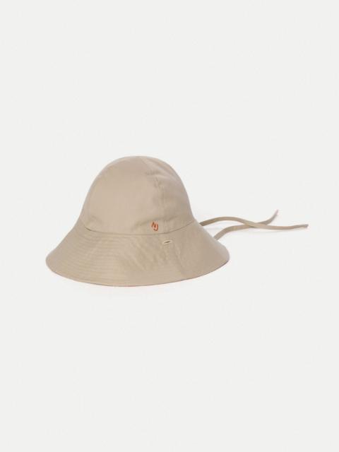 Nudie Jeans Solveig Cotton Bucket Hat Beige