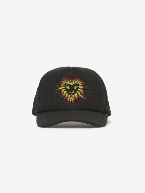 NICHOLAS DALEY NICHOLAS DALEY LION HEAD TRUCKER HAT (BLACK)