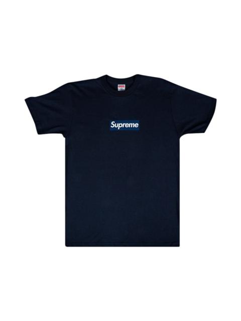 Supreme New York Yankees Box Logo T-Shirt 'Navy'