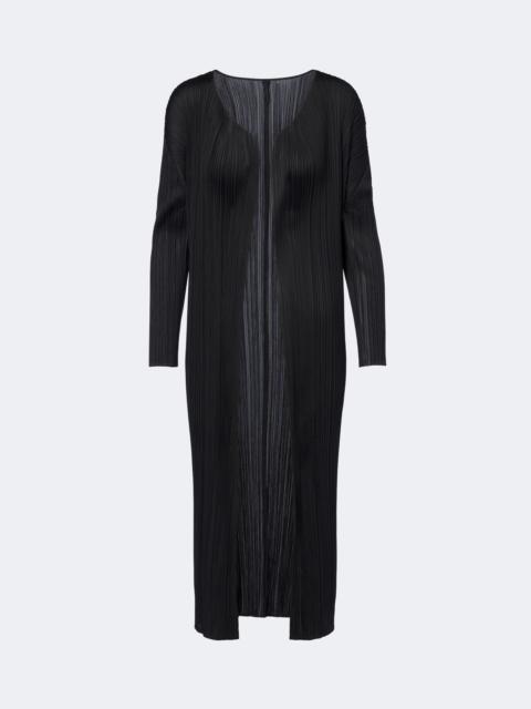 Pleats Please Issey Miyake Basics pleated cardigan