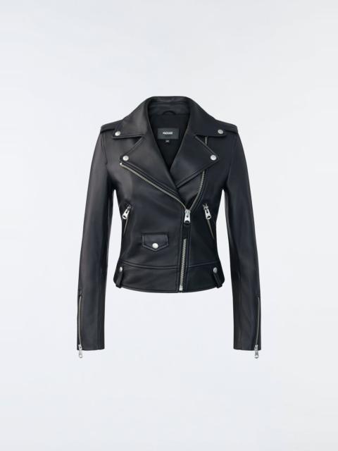 BAYA (R) Leather biker jacket