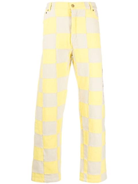 KidSuper checked straight trousers