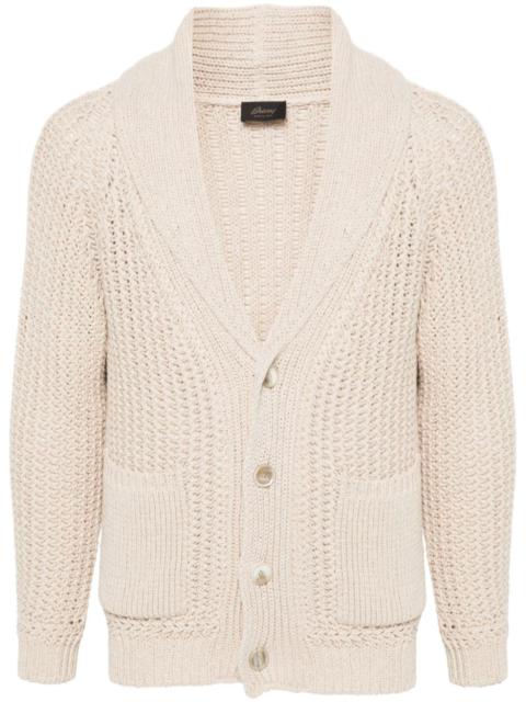Brioni crochet-knit cardigan