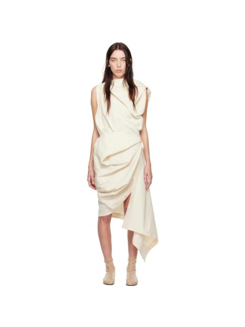 Off-White Enclothe Washi & Wool Maxi Dress