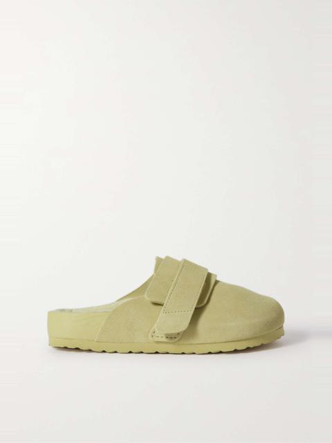 BIRKENSTOCK + Tekla Nagoya shearling-lined suede clogs