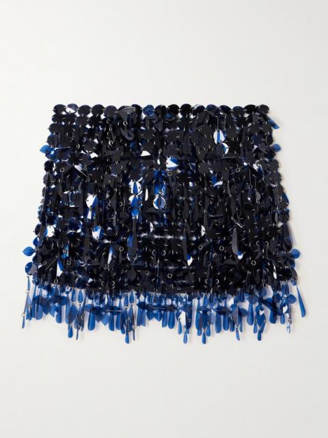 rabanne Assemblage Sequined Mini Skirt