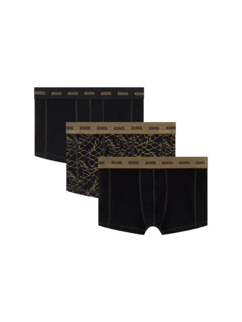 Diesel THREE-PACK OF TRUNKS WITH GRAPHIC MOTIF