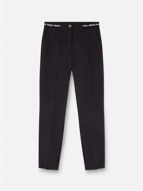VERSACE JEANS COUTURE V-Emblem Tailored Pants