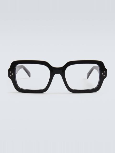 Bold 3 Dots rectangular glasses