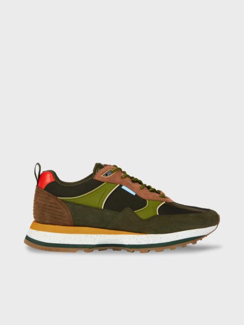 Paul Smith Khaki Green 'Banks' Trainers