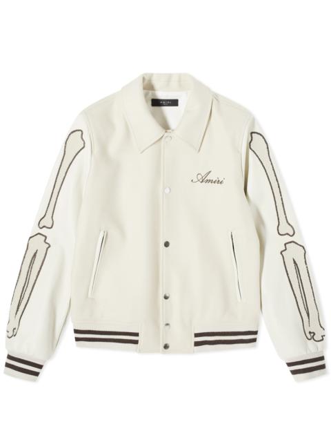 AMIRI AMIRI Bones Varsity Jacket