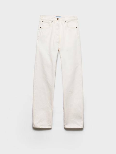 Prada Old denim five-pocket jeans
