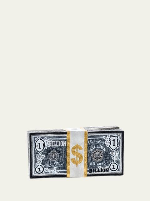 JUDITH LEIBER Stack Of Cash Billions Clutch Bag
