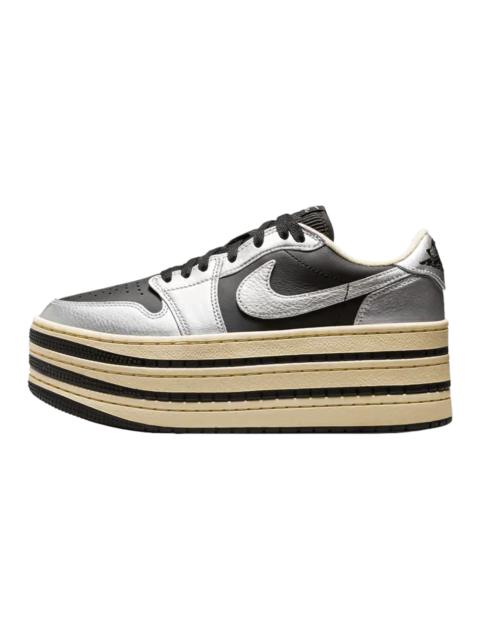 Jordan Air Jordan 1 Low Triple Stack WMNS "Metallic Silver / Black" HV8288 001