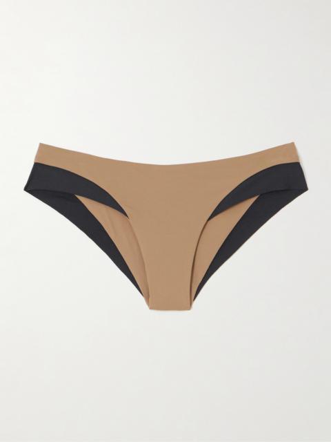 MARYSIA Calacatta Two-tone Bikini Briefs