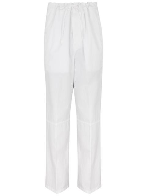 Victoria Beckham Wide-leg cotton trousers