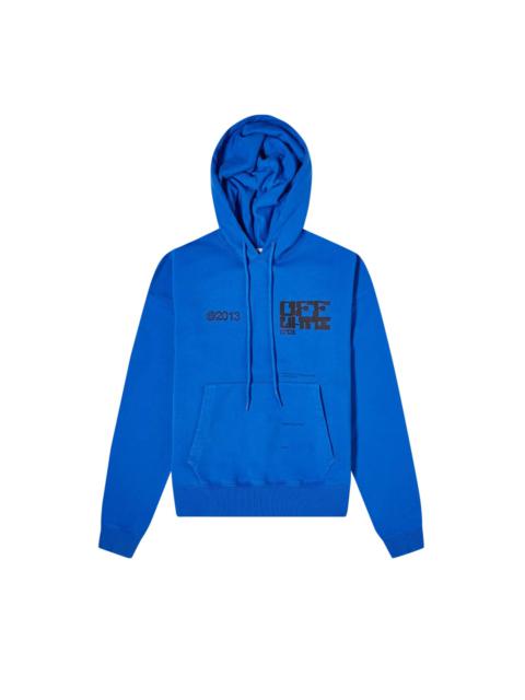 Off-White Tech Marker Hoodie 'Blue'