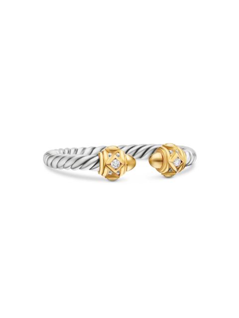 DAVID YURMAN Women's Renaissance Ring in Sterling Silver - Gold Dome