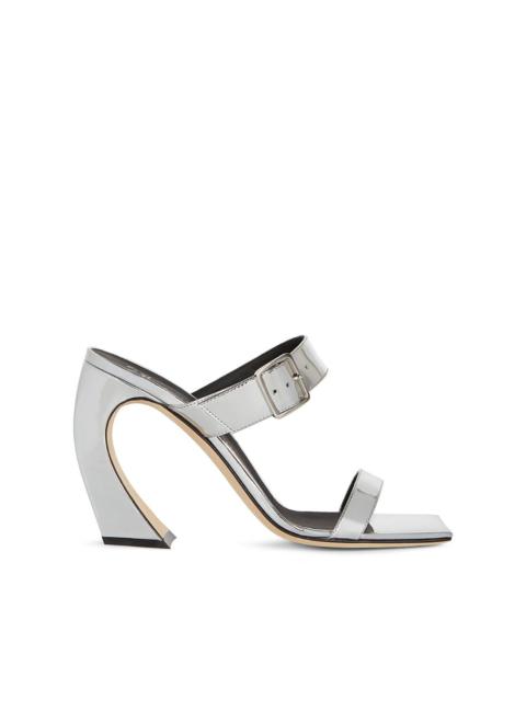 Musa curved-heel sandals