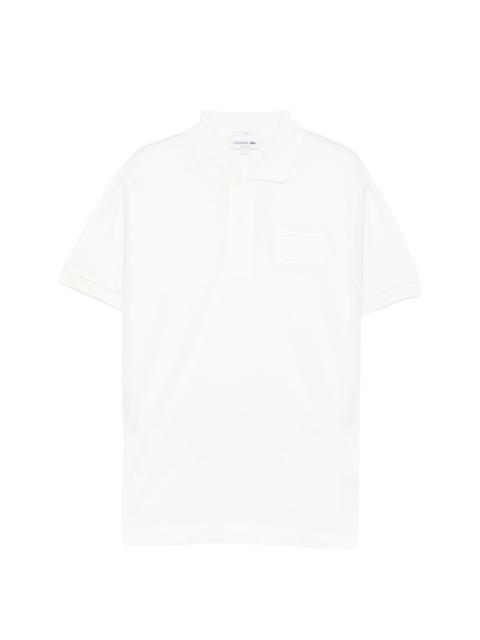 LACOSTE logo-embroidered polo shirt