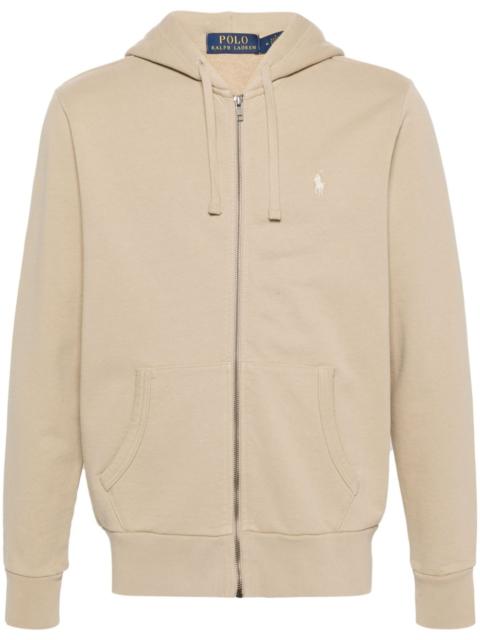 Polo Ralph Lauren Polo-Pony-embroidery zipped hoodie