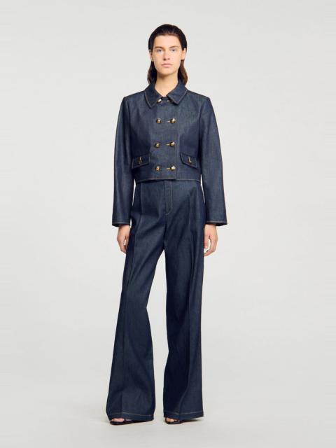 Sandro DENIM SUIT TROUSERS