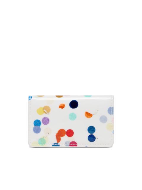 Maison Margiela confetti-print card holder
