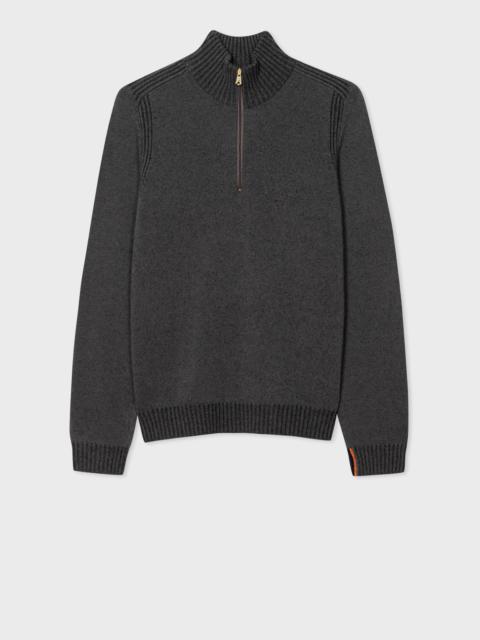 Half Zip Wool Sweater