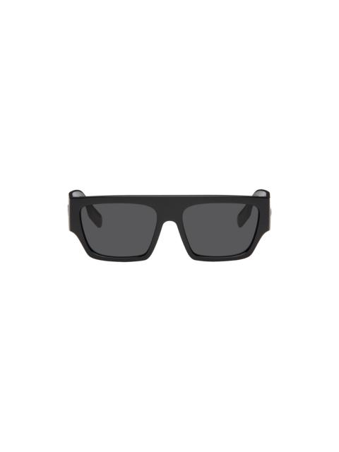 Burberry Black Rectangular Sunglasses