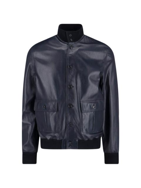 Valstar buttoned leather jacket