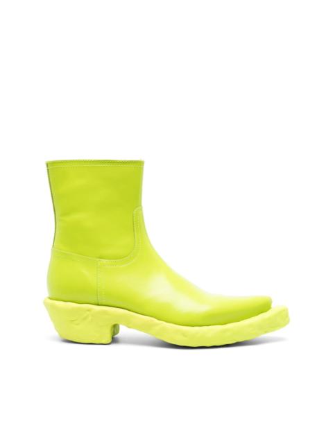 Venga chunky-sole leather boots